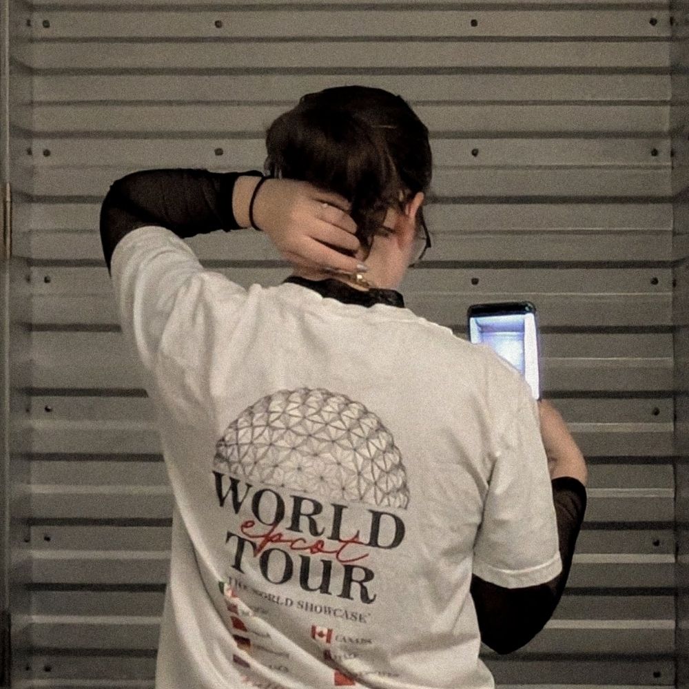 Comfort Colors White 'Epcot World Tour' Graphic Tee Disney World